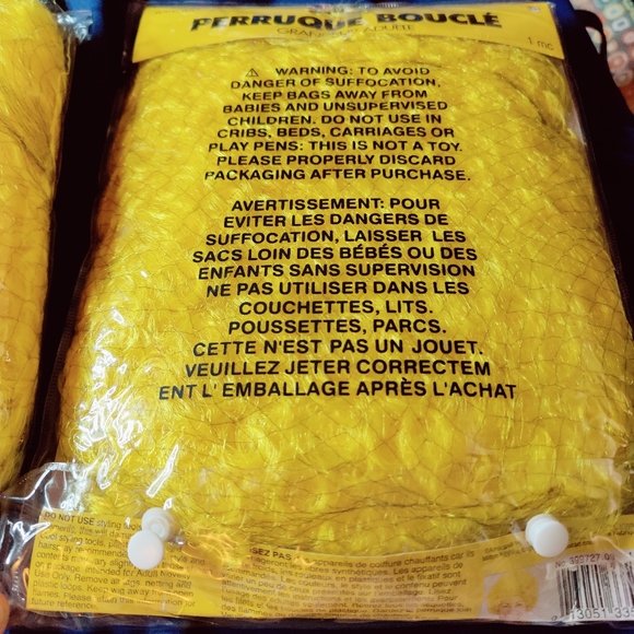 ✔️Yellow wig for Halloween - Picture 4 of 5